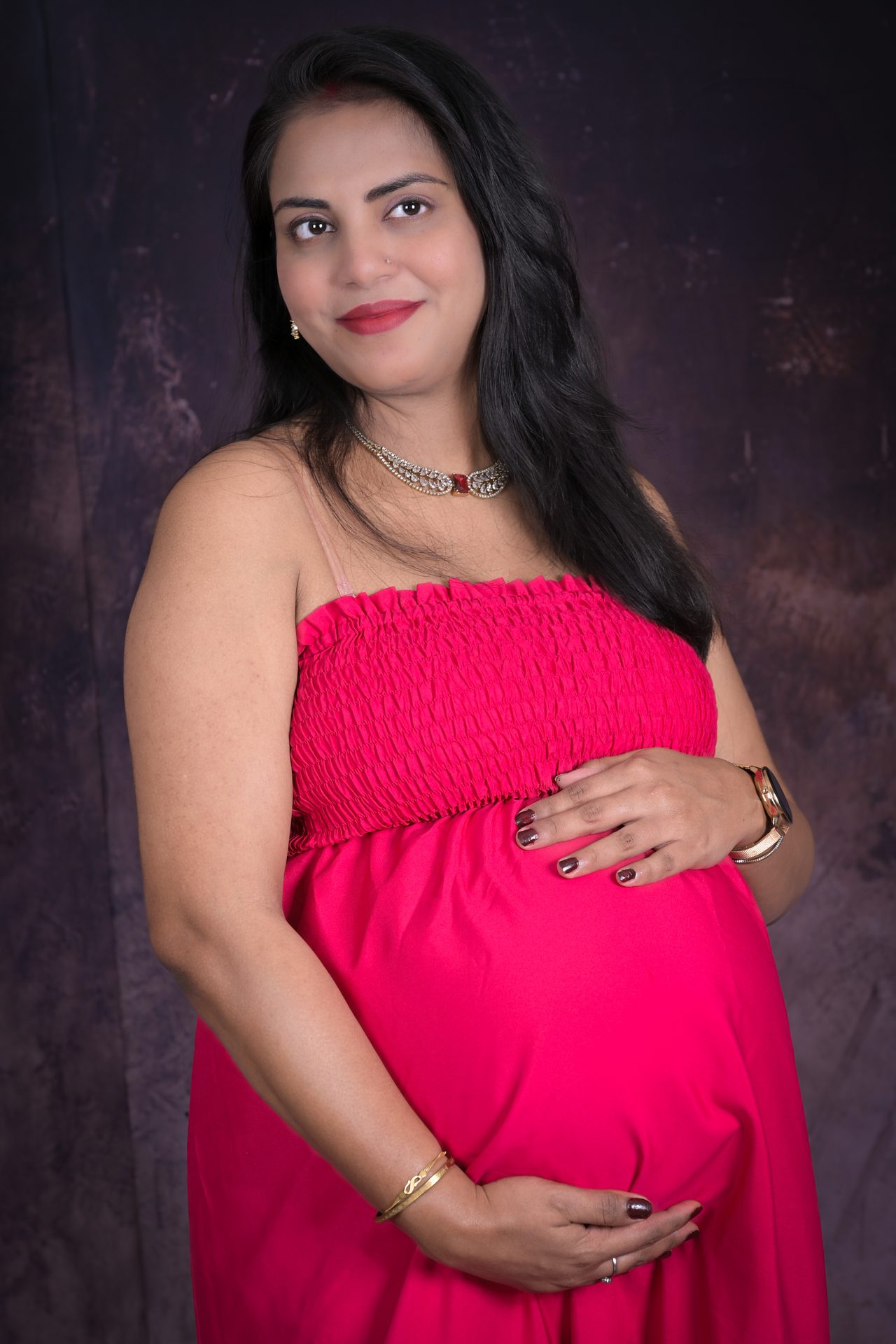 Maternity - pink dress