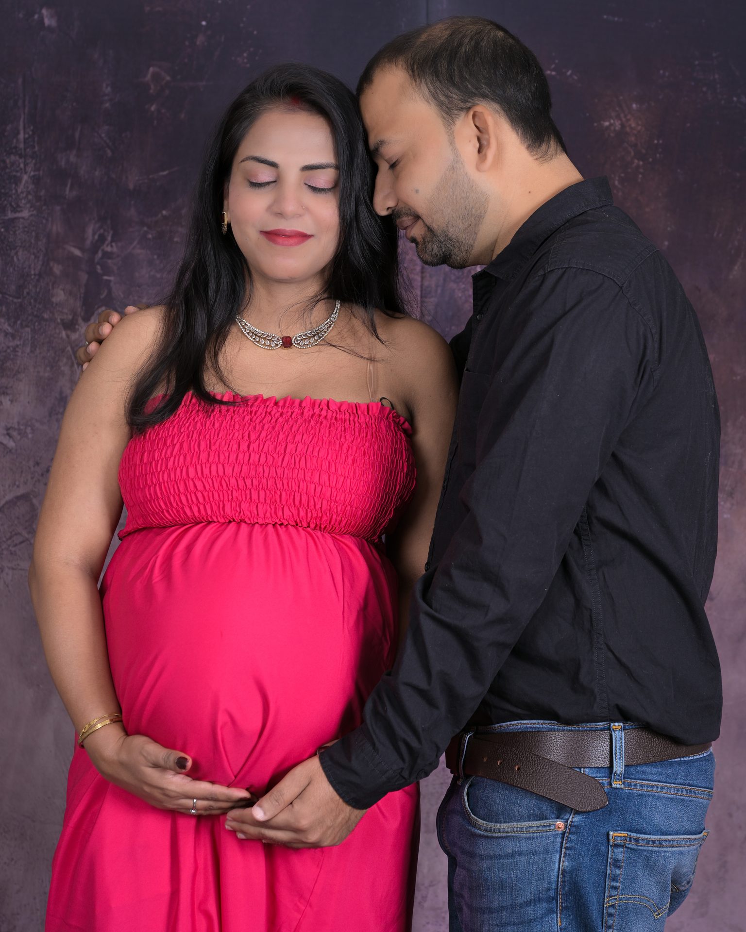 Maternity couple - pink