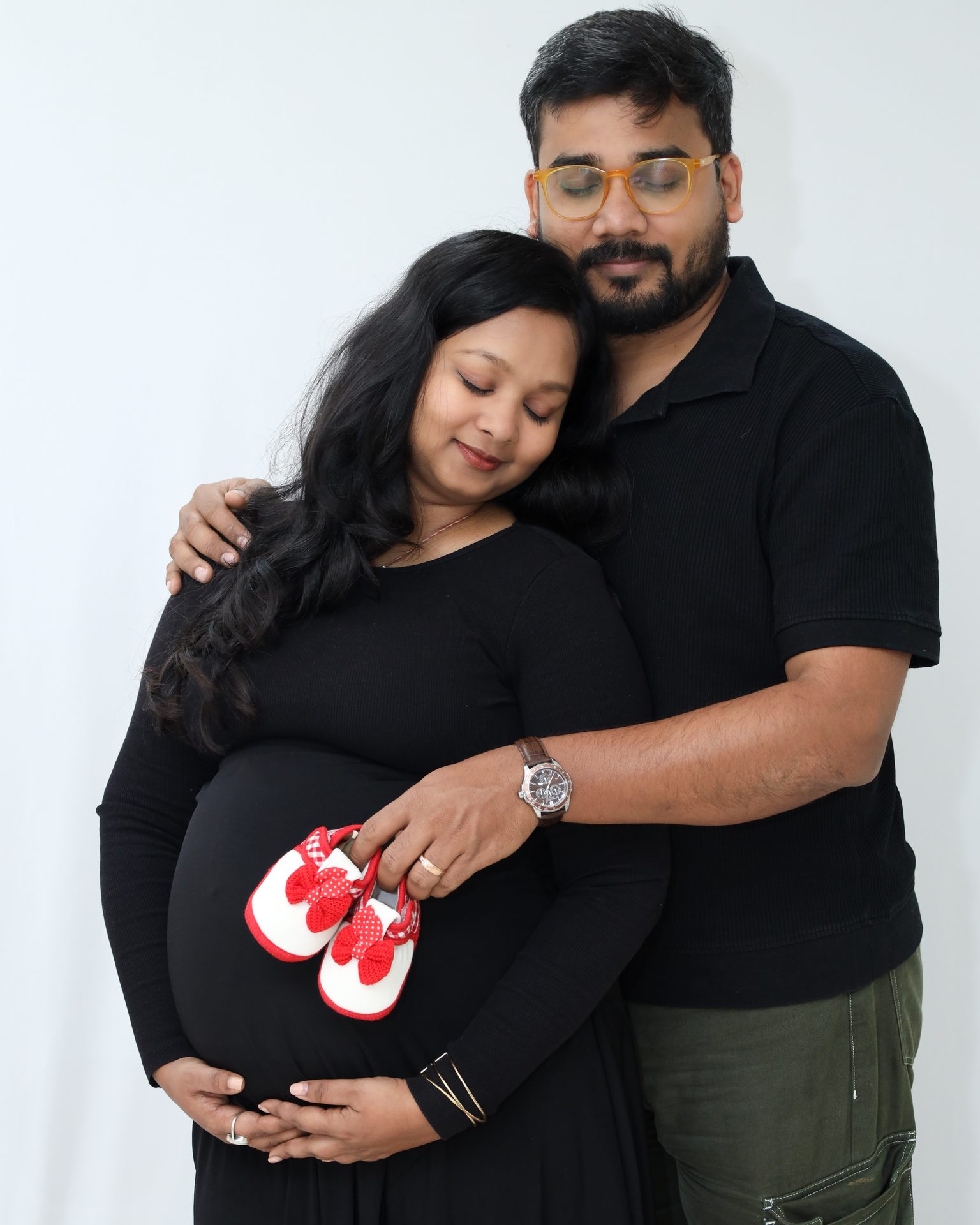 Maternity couple - black