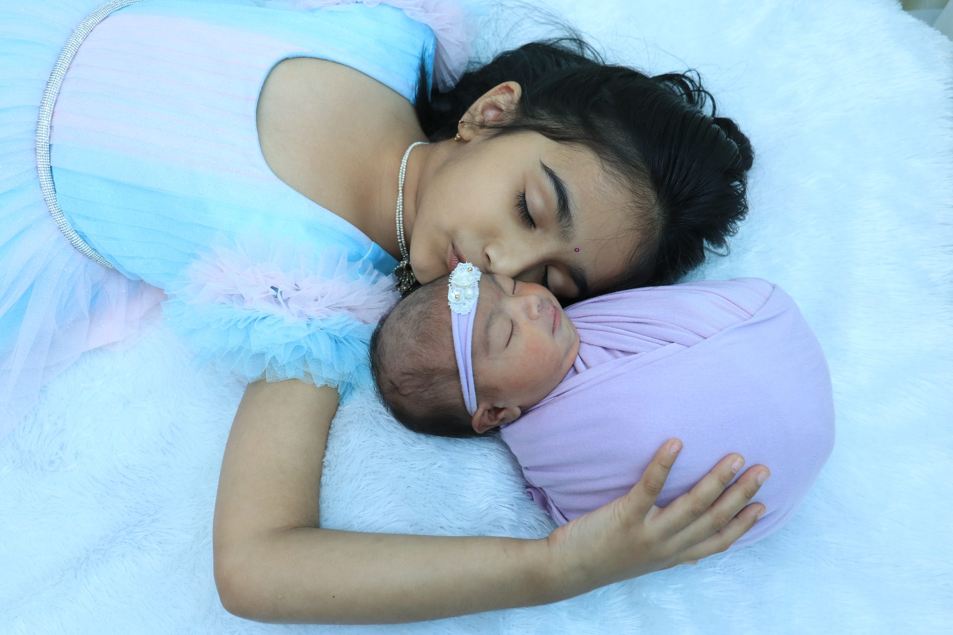 Newborn - mother and baby