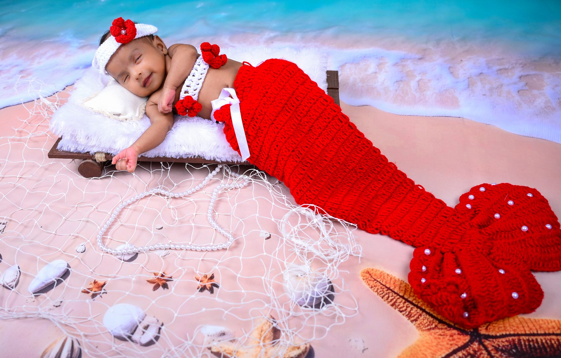Newborn - mermaid theme
